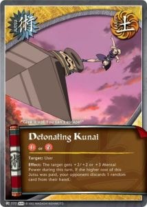 Detonating Kunai card artwork