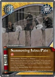 Summoning Jutsu: Pain card artwork