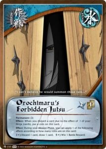 Orochimaru's Forbidden Jutsu card artwork