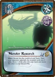 Monster Research card artwork