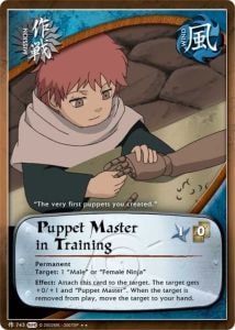 Puppet Master in Training card artwork