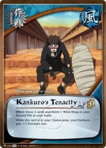 Kankuro's Tenacity card artwork