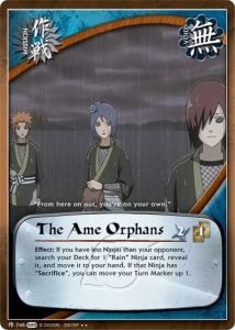 The Ame Orphans card artwork