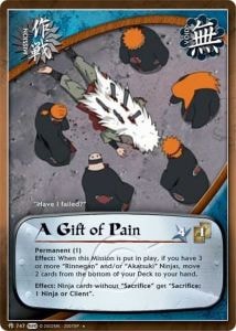 A Gift of Pain card artwork