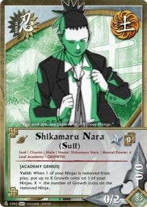 Shikamaru Nara (Suit) card artwork