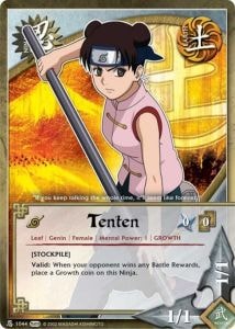 Tenten card artwork
