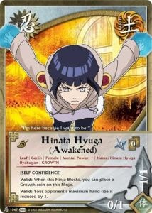 Hinata Hyuga (Awakened) card artwork