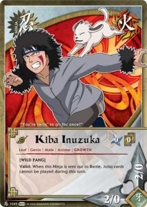 Kiba Inuzuka card artwork