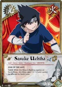Sasuke Uchiha card artwork
