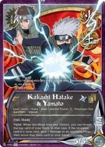 Kakashi Hatake & Yamato card artwork