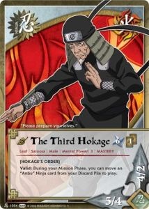 The Third Hokage card artwork
