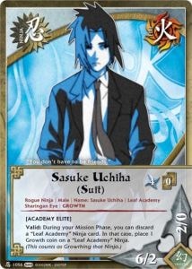 Sasuke Uchiha (Suit) card artwork