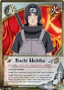 Itachi Uchiha card artwork