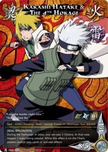 Kakashi Hatake & The Fourth Hokage card artwork