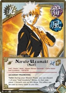 Naruto Uzumaki (Suit) card artwork