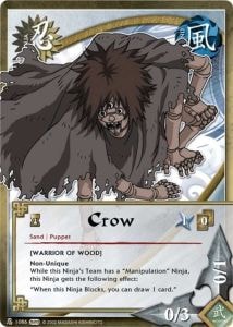 Crow card artwork