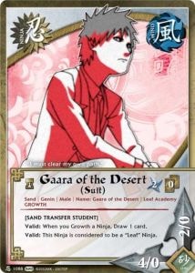 Gaara of the Desert (Suit) card artwork