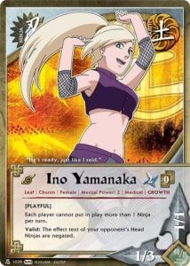 Ino Yamanaka card artwork