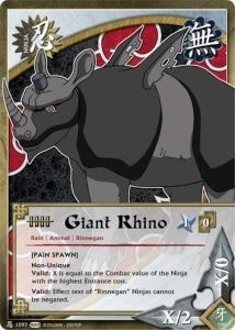Giant Rhino card artwork