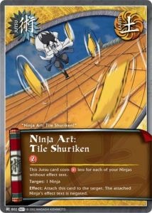 Ninja Art: Tile Shuriken card artwork