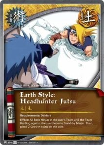 Earth Style: Headhunter Jutsu card artwork