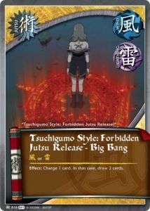 Tsuchigumo Style: Forbidden Jutsu Release - Big Bang card artwork