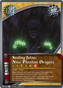 Sealing Jutsu: Nine Phantom Dragons card artwork