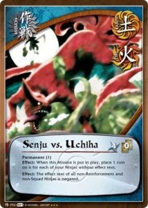 Senju vs. Uchiha card artwork