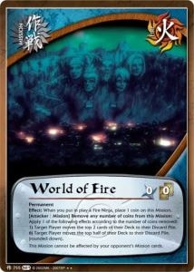 World of Fire card artwork