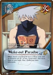 Make-out Paradise card artwork