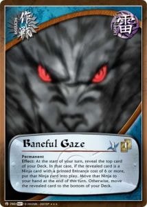 Baneful Gaze card artwork