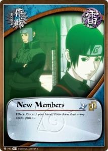 New Members card artwork