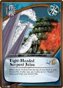 Eight-Headed Serpent Jutsu card artwork