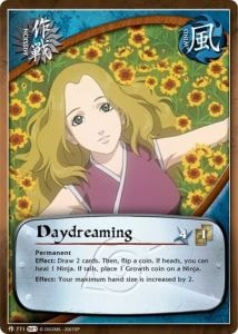 Daydreaming card artwork
