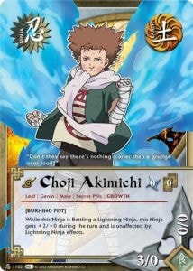 Choji Akimichi card artwork