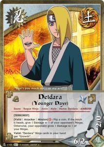 Deidara (Younger Days) card artwork