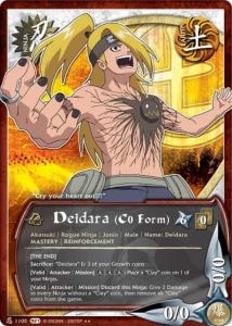 Deidara (C0 Form) card artwork