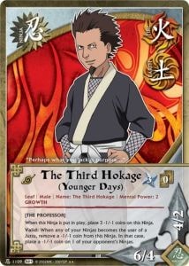 The Third Hokage (Younger Days) card artwork