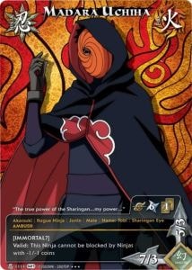 Madara Uchiha card artwork