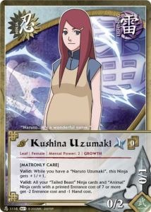 Kushina Uzumaki card artwork