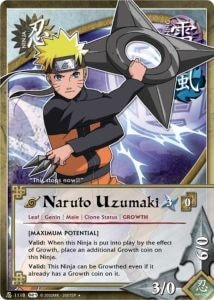 Naruto Uzumaki card artwork