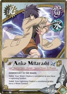 Anko Mitarashi card artwork