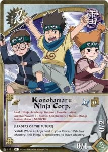 Konohamaru Ninja Corp. card artwork