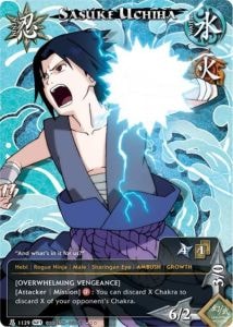 Sasuke Uchiha card artwork