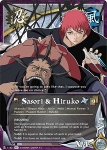 Sasori & Hiruko card artwork