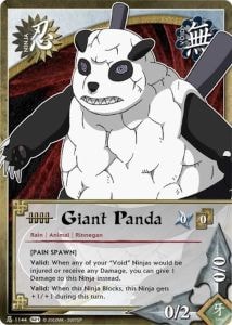 Giant Panda card artwork