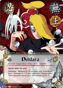 Deidara card artwork