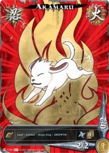 Akamaru card artwork