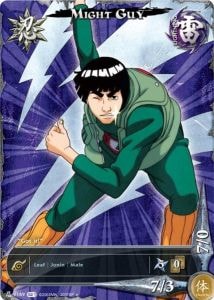 Might Guy card artwork
