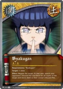 Byakugan card artwork